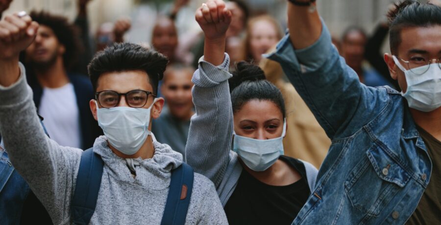 Group of activists