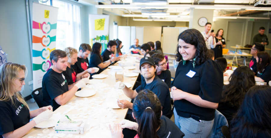 Volunteers at SFAF