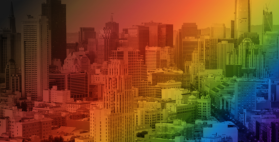 Rainbow SF city Pride