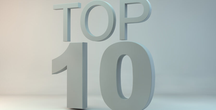 top 10 on background