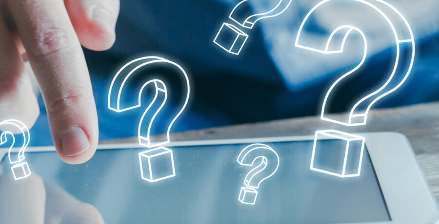 question marks